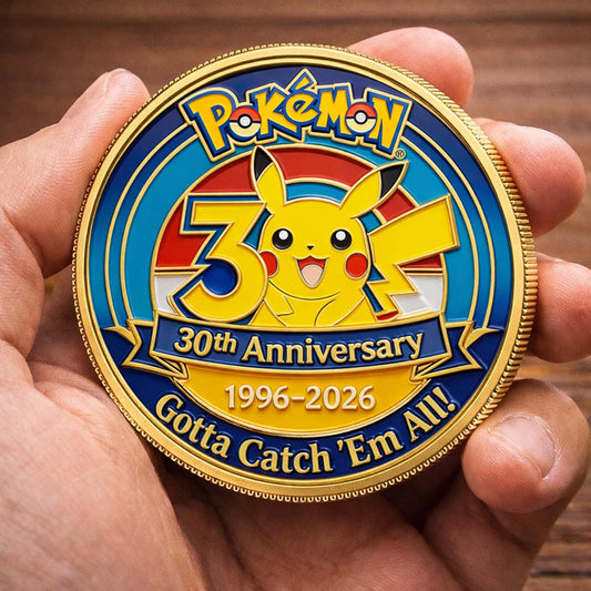 Poke 30th Anniversary Pika Collector Edition Printed Coin