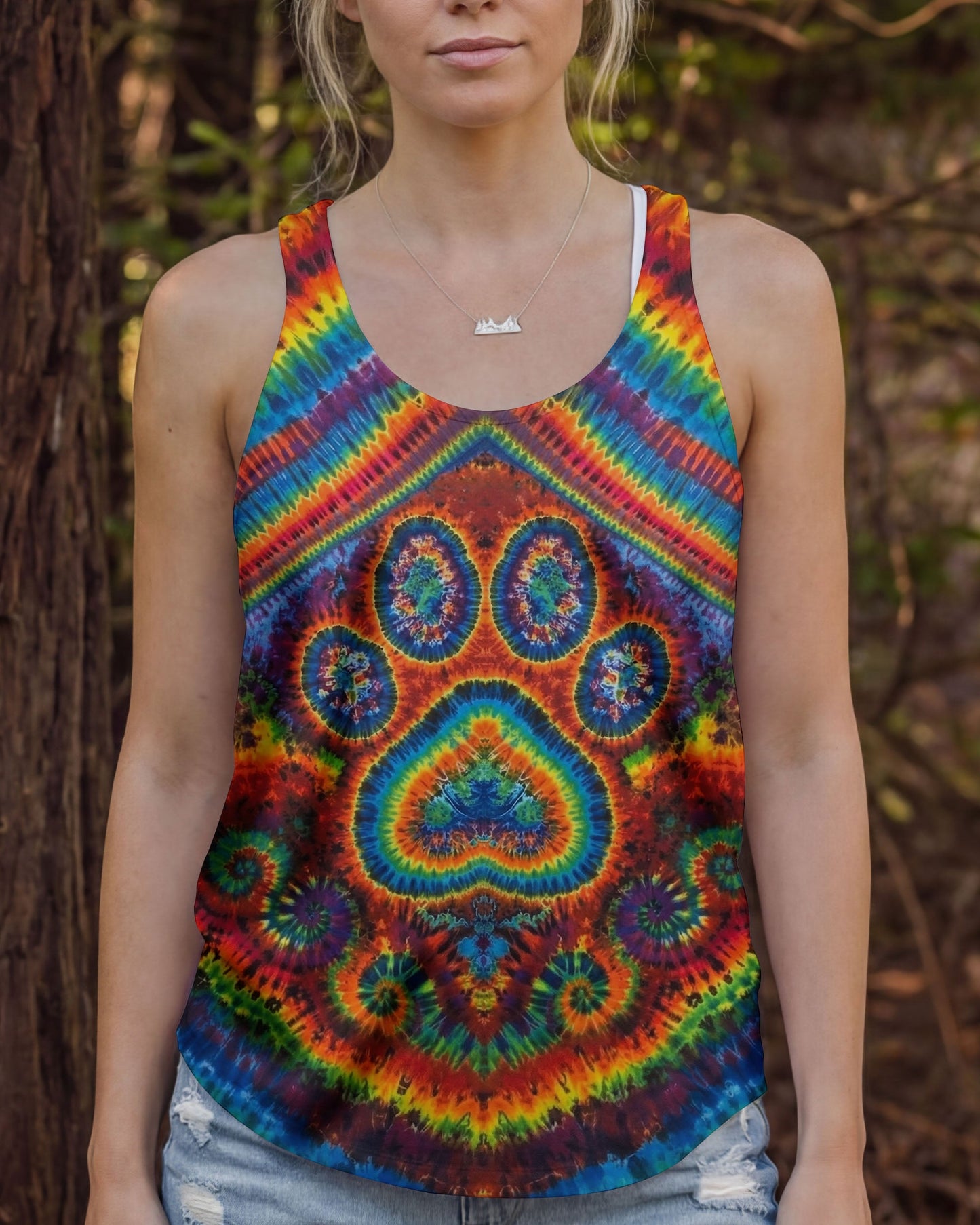 PAW PRINT COLORFUL PATTERN ALL OVER PRINT - TLNO2612251