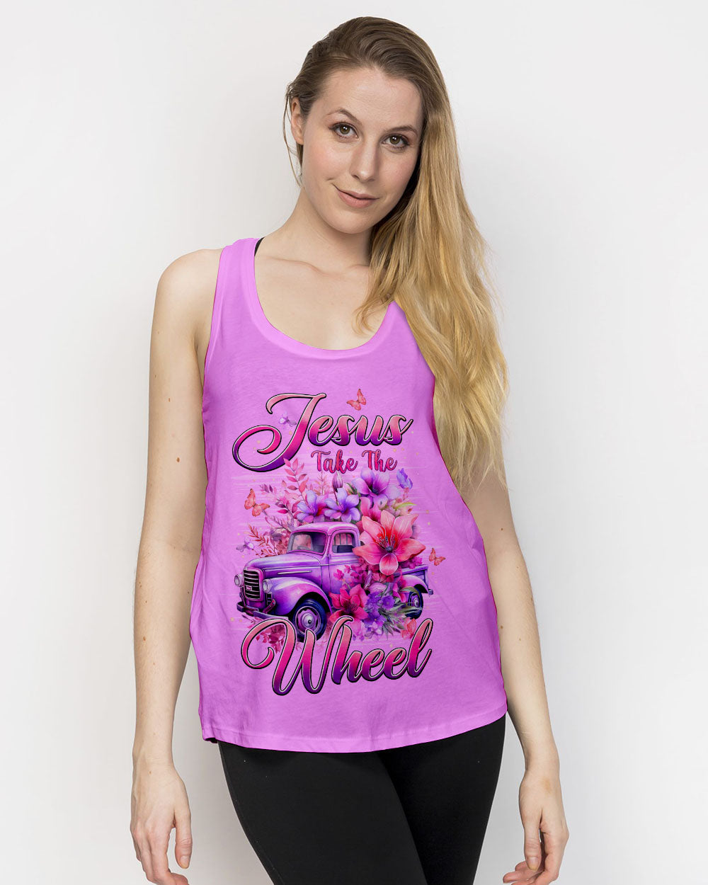 Jesus Take The Wheel Women's All Over Print Shirt - Typq2409251