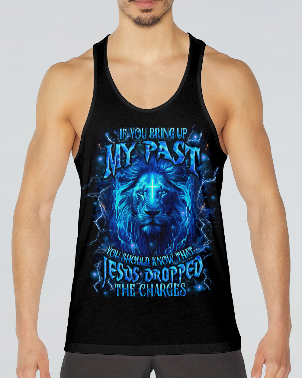 Jesus Dropped The Charges Lion Men's All Over Print Shirt - Yhhn2909254