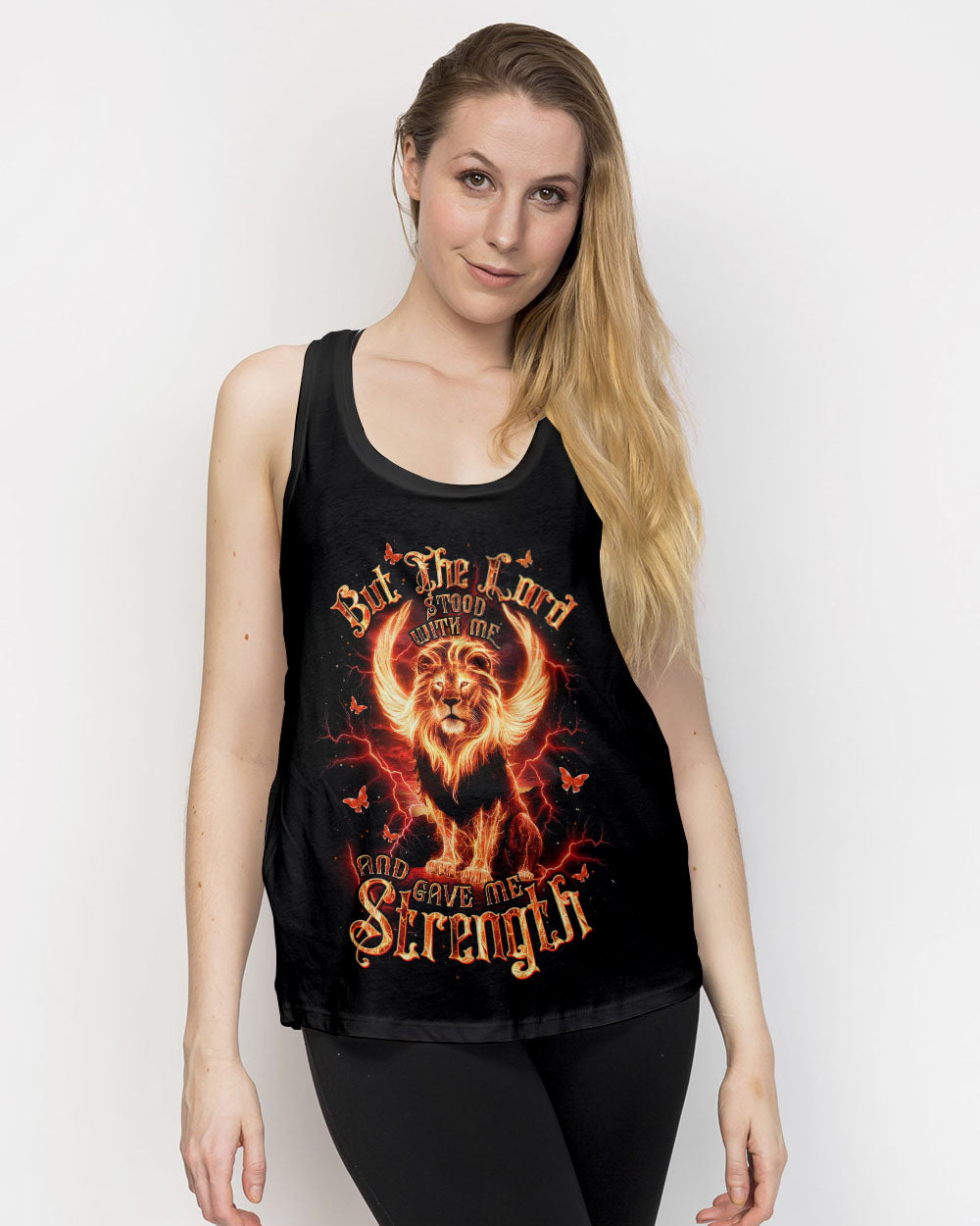 Lord Stood With Me Lion Women's All Over Print Shirt - Tltw2509253