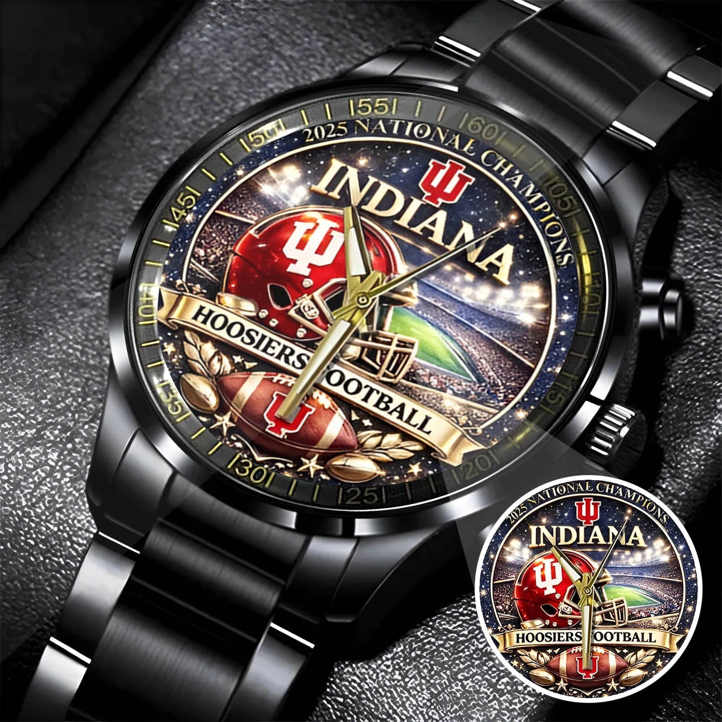Personalized Indiana Hoosiers Football Watch