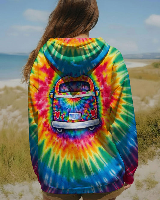 HIPPIE BUS COLORFUL SWIRL ALL OVER PRINT - TLTW3112251