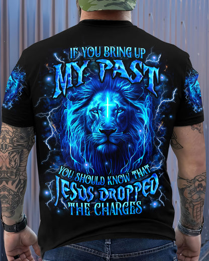 Jesus Dropped The Charges Lion Men's All Over Print Shirt - Yhhn2909254