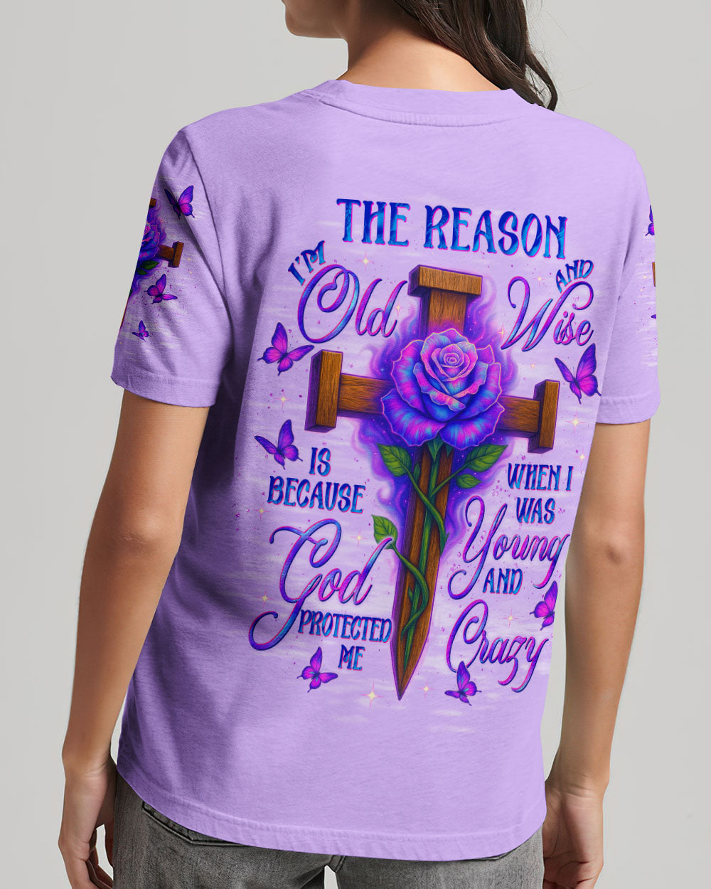 The Reason I’m Old And Wise Women's All Over Print Shirt - Tlnt2409252