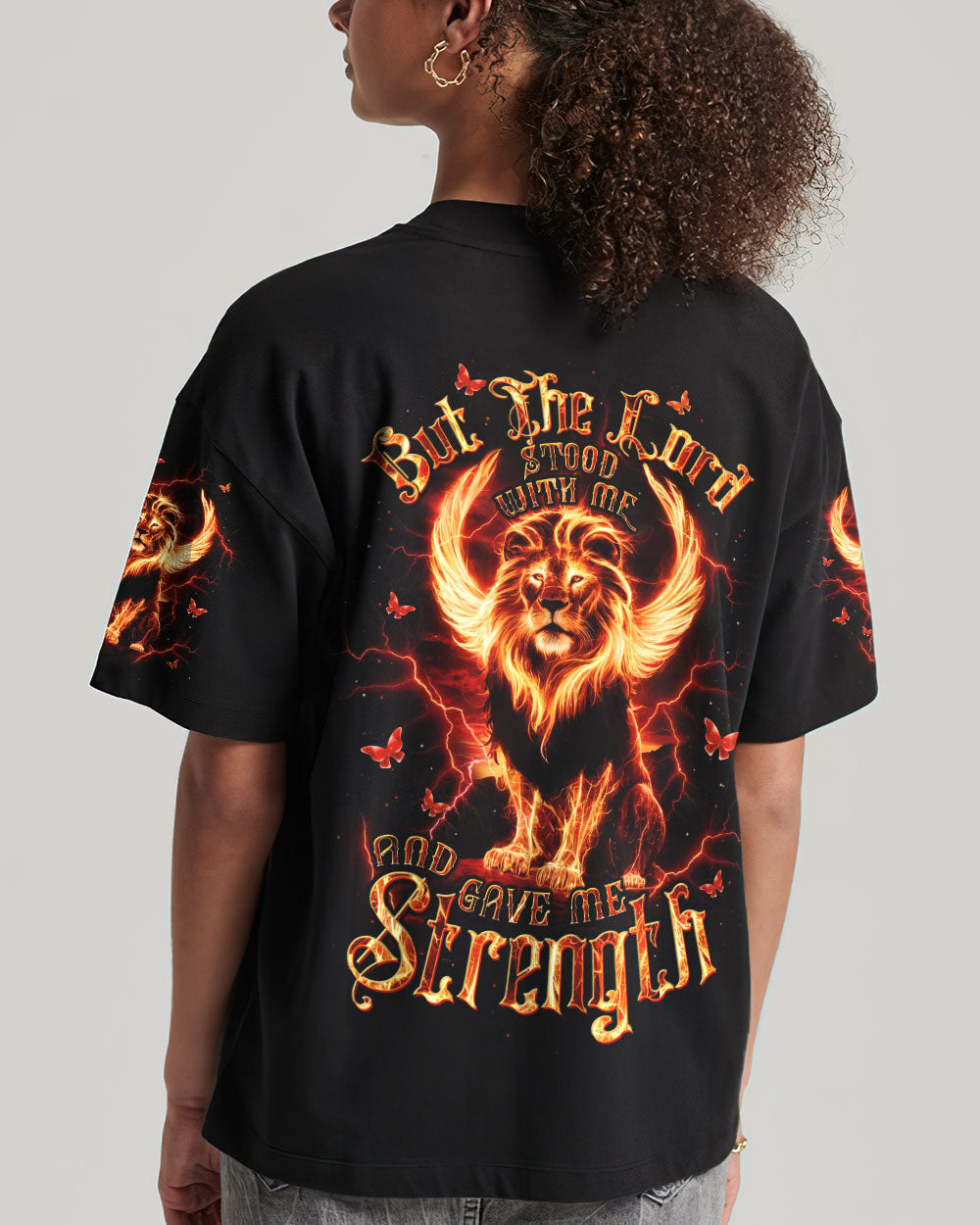 Lord Stood With Me Lion Women's All Over Print Shirt - Tltw2509253