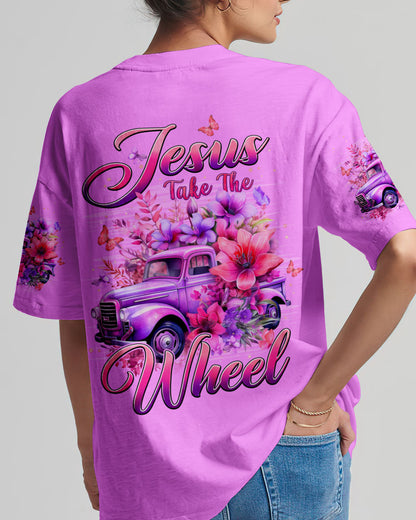 Jesus Take The Wheel Women's All Over Print Shirt - Typq2409251
