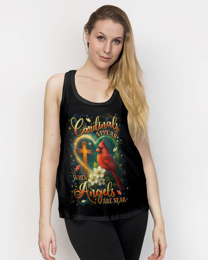 When Cardinals Appear Angels Are Near Women's All Over Print Shirt - Yhln3009253
