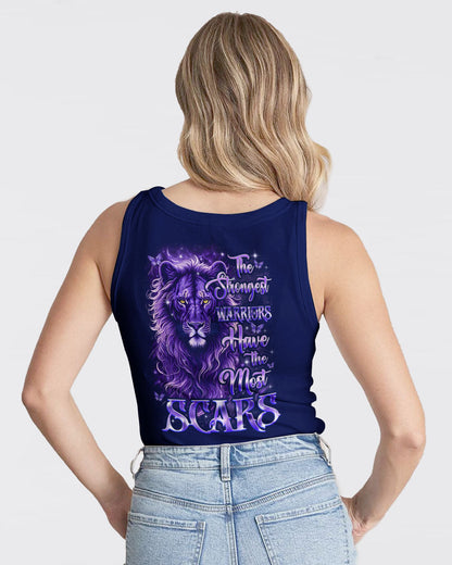 The Strongest Warriors Have The Most Scars Lion Women's All Over Print Shirt - Tyqy0210252