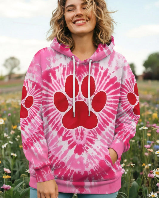 PINK SWIRL PAW ALL OVER PRINT - YHLT0201262