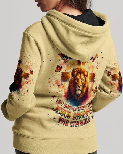 Jesus Dropped The Charges Lion Women's All Over Print Shirt - Yhhg2609253
