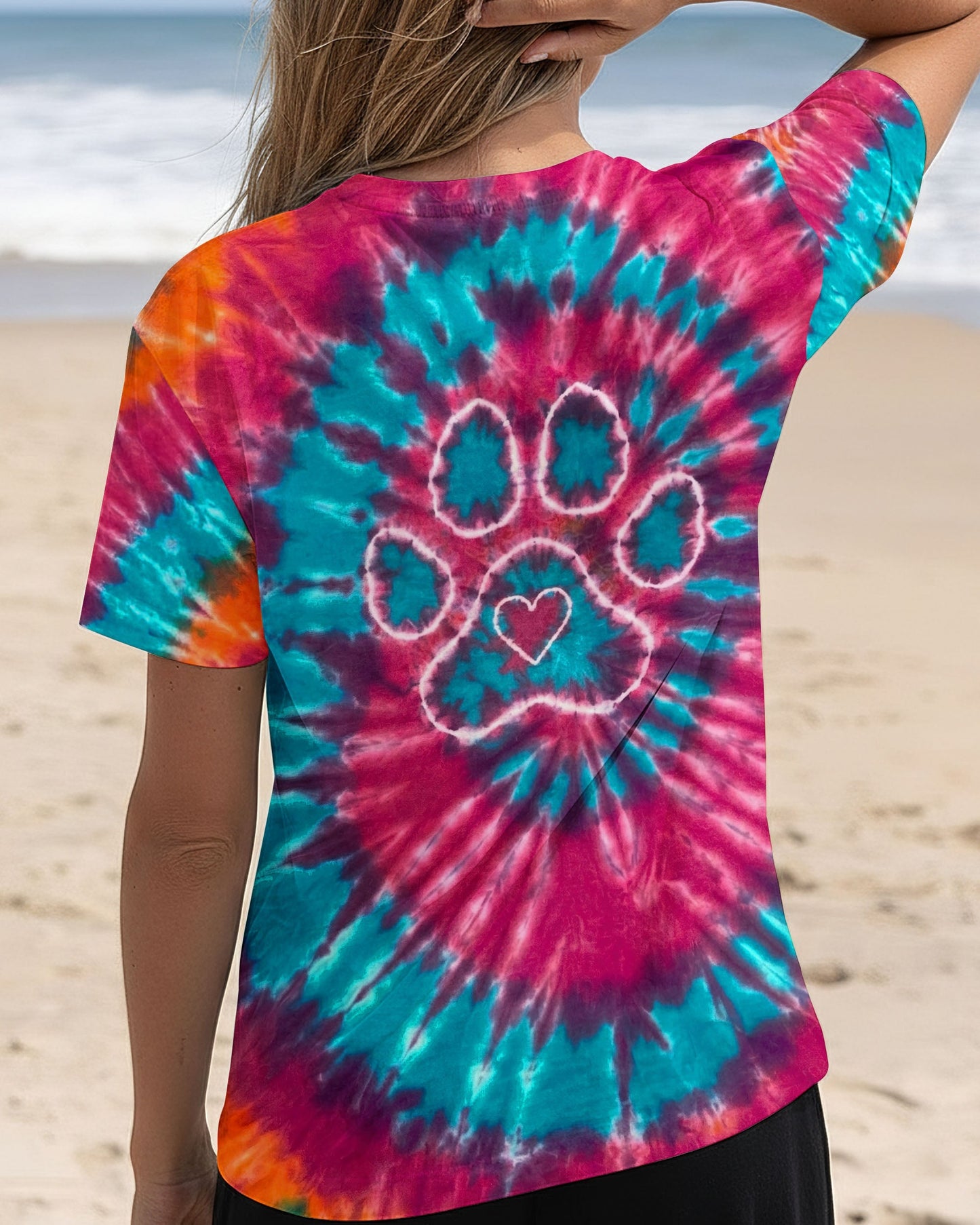 PAW PRINT SWIRL ALL OVER PRINT  - TLNT3012252