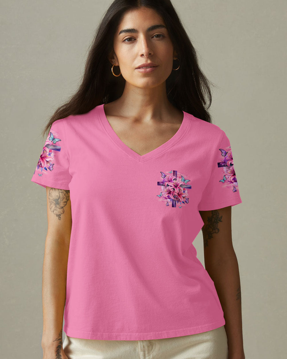 No One Can Block The Blessings Women's All Over Print Shirt - Tytd2409251