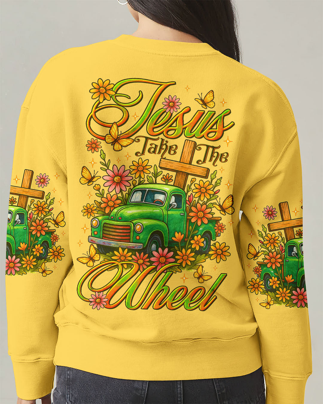 Jesus Take The Wheel Women's All Over Print Shirt - Tltr2509251