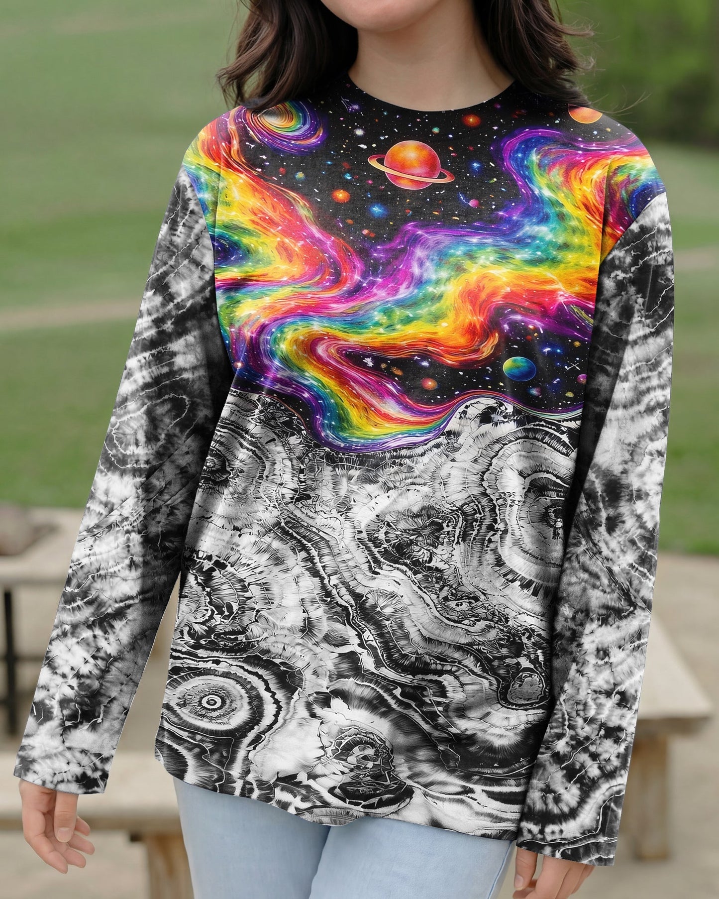 SCRATCHING CAT GALAXY ALL OVER PRINT - KMTM1201261