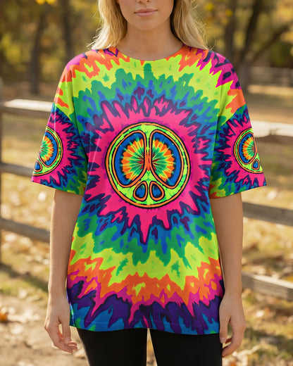 NEON TRIPPY PEACE ALL OVER PRINT - YHHN0801262