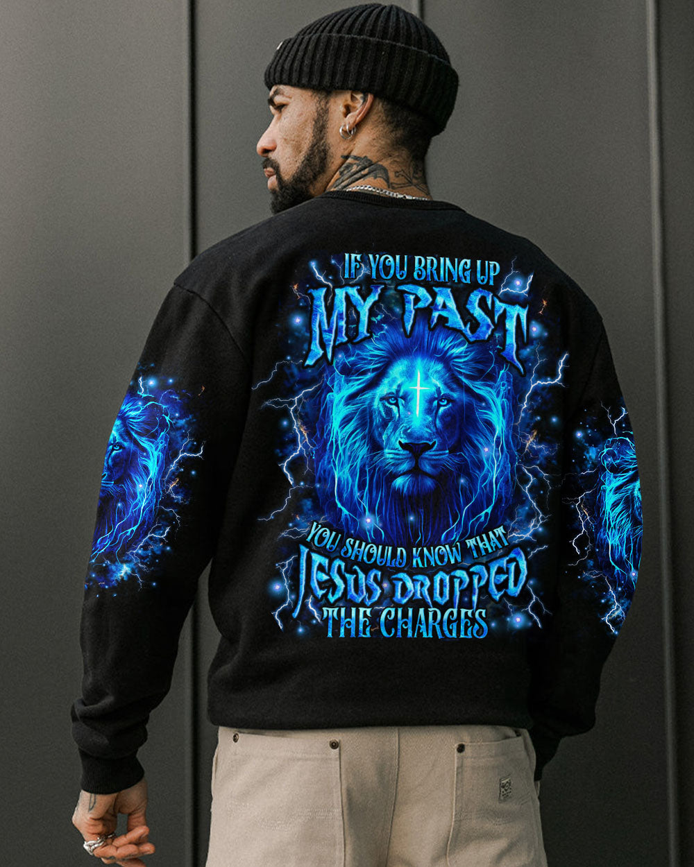Jesus Dropped The Charges Lion Men's All Over Print Shirt - Yhhn2909254