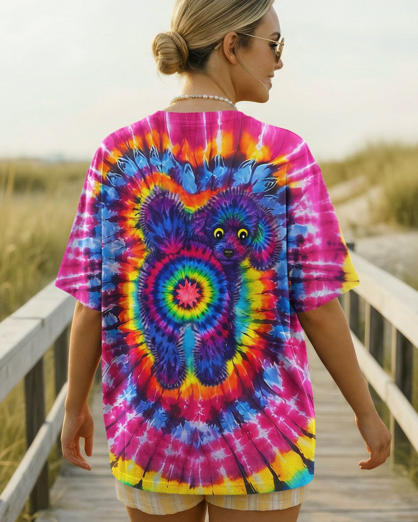 POODLE DOG SWIRL ALL OVER PRINT - TLNO0801261