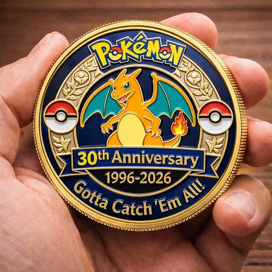 Poke 30th Anniversary Charizard Collector Edition Printed Coin