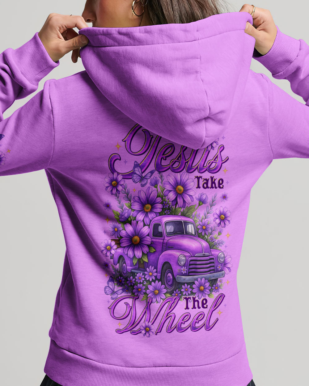 Jesus Take The Wheel Women's All Over Print Shirt - Tltr2309253