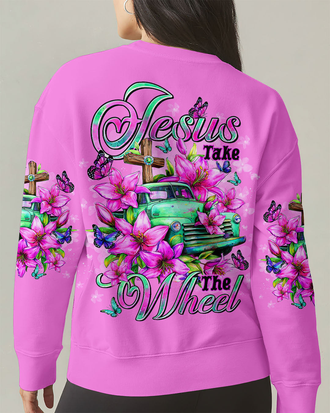 Jesus Take The Wheel Women's All Over Print Shirt - Tltr2609251