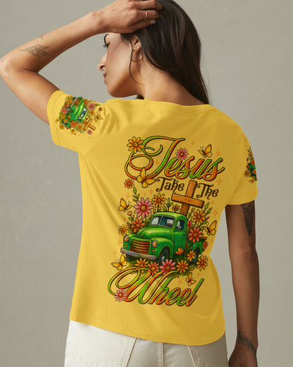 Jesus Take The Wheel Women's All Over Print Shirt - Tltr2509251