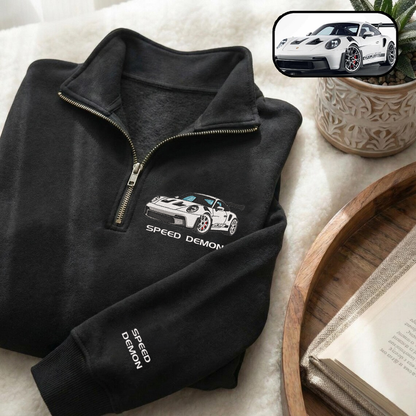 Personalized Embroidered Car Photo Hoodie Sweatshirt T-Shirt