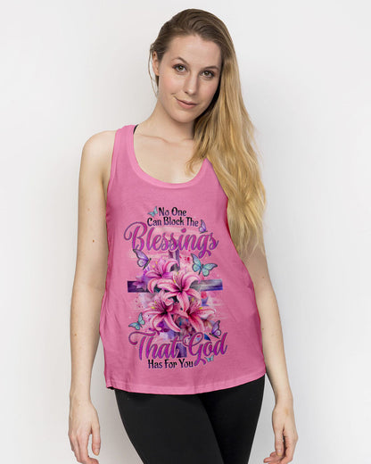 No One Can Block The Blessings Women's All Over Print Shirt - Tytd2409251