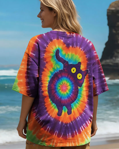 FUNNY CAT SWIRL ALL OVER PRINT - TLNO0901261