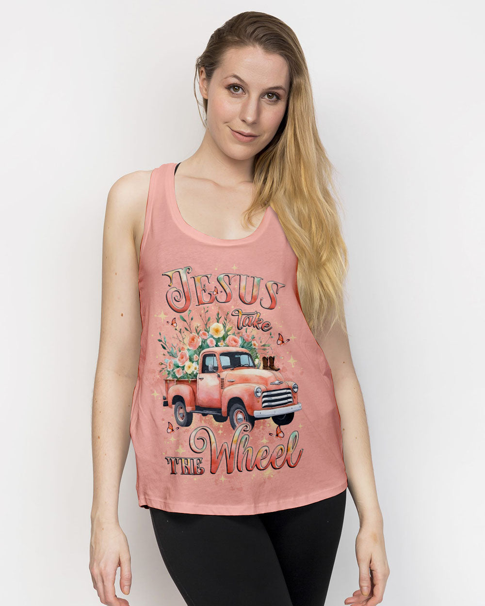 Jesus Take The Wheel Women's All Over Print Shirt - Yhlt2909254