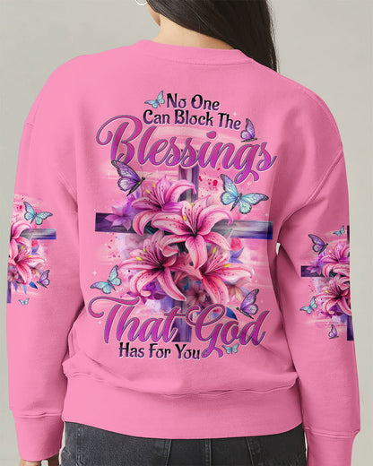 No One Can Block The Blessings Women's All Over Print Shirt - Tytd2409251