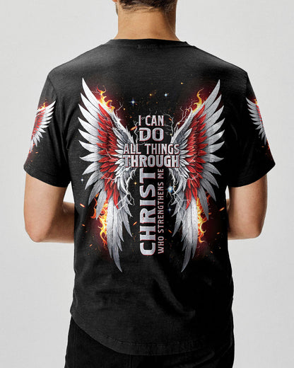 (Hot Deal) I Can Do All Things Cross Wings Men's All Over Print Shirt - Tltw0402255