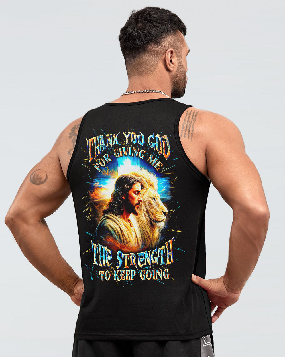 Thank You God Men's All Over Print Shirt - Yhln2509251