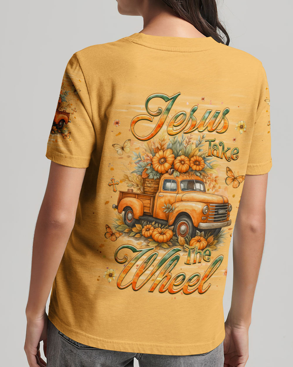 Jesus Take The Wheel Women's All Over Print Shirt - Yhhg0210251