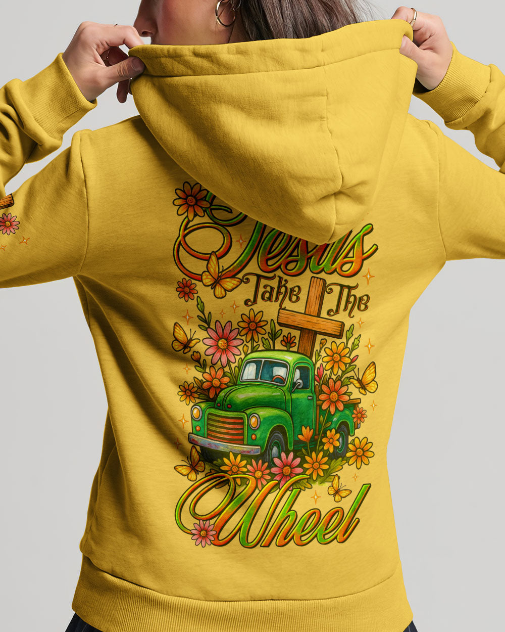 Jesus Take The Wheel Women's All Over Print Shirt - Tltr2509251