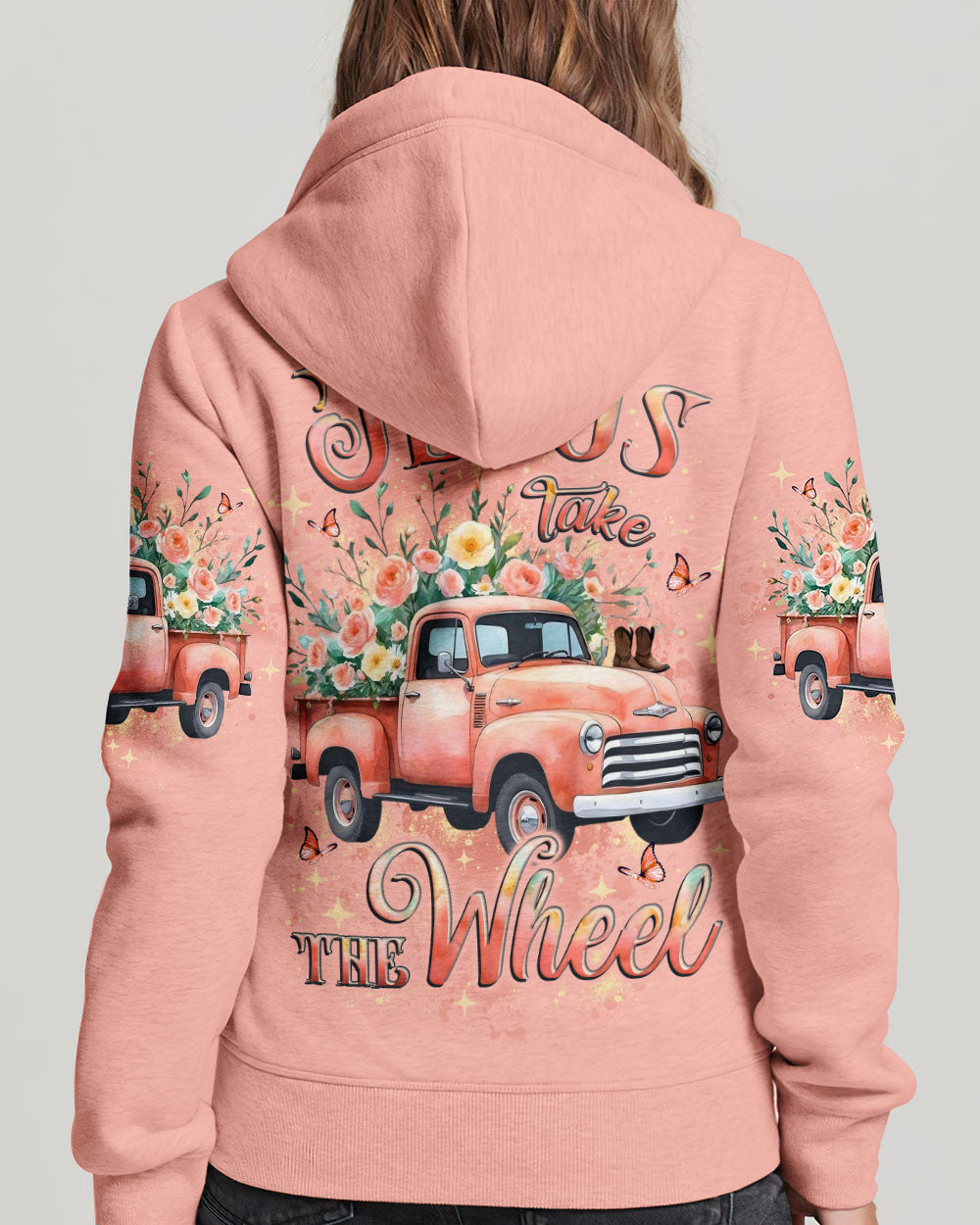Jesus Take The Wheel Women's All Over Print Shirt - Yhlt2909254
