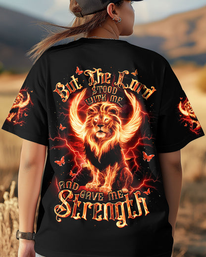 Lord Stood With Me Lion Women's All Over Print Shirt - Tltw2509253