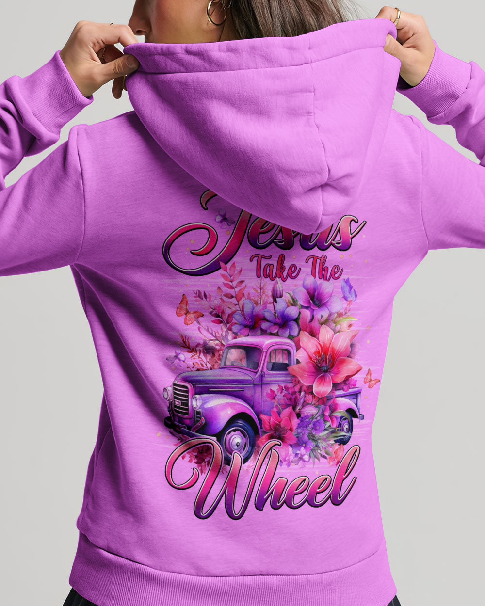 Jesus Take The Wheel Women's All Over Print Shirt - Typq2409251