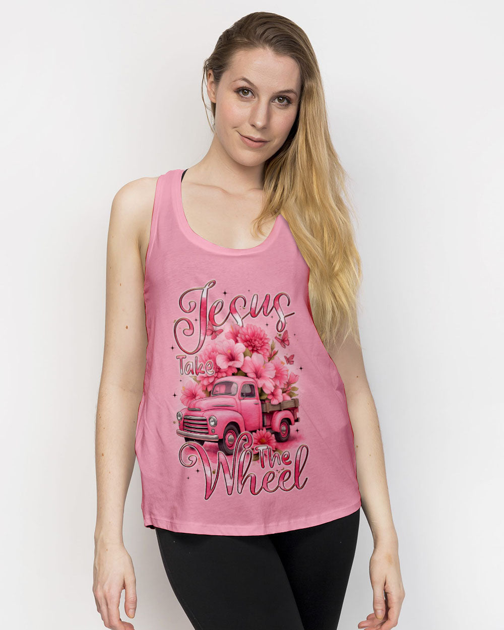 Jesus Take The Wheel Women's All Over Print Shirt - Tyqy2509251