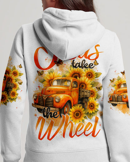 Jesus Take The Wheel Sunflower Women's All Over Print Shirt - Typq2909251