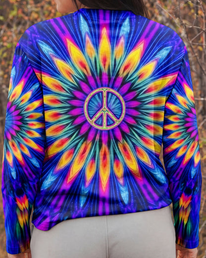 NEON COLORFUL PEACE FLOWER ALL OVER PRINT - YHHG0701261