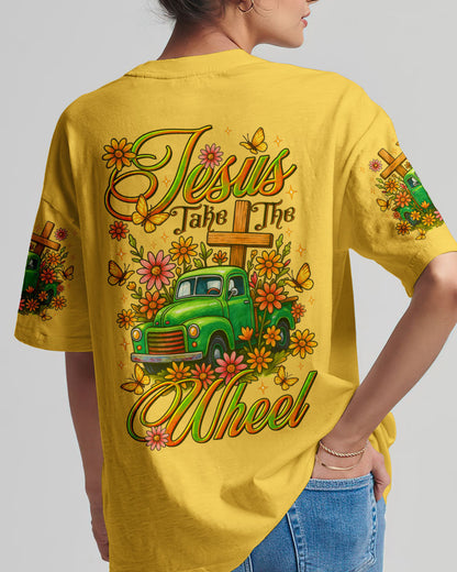 Jesus Take The Wheel Women's All Over Print Shirt - Tltr2509251