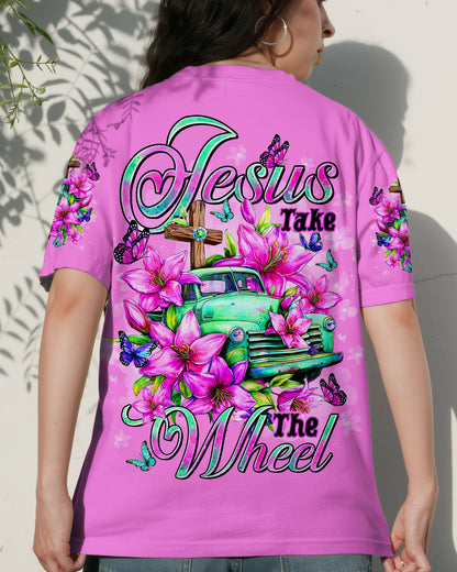 Jesus Take The Wheel Women's All Over Print Shirt - Tltr2609251
