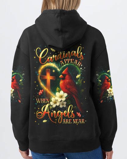 When Cardinals Appear Angels Are Near Women's All Over Print Shirt - Yhln3009253