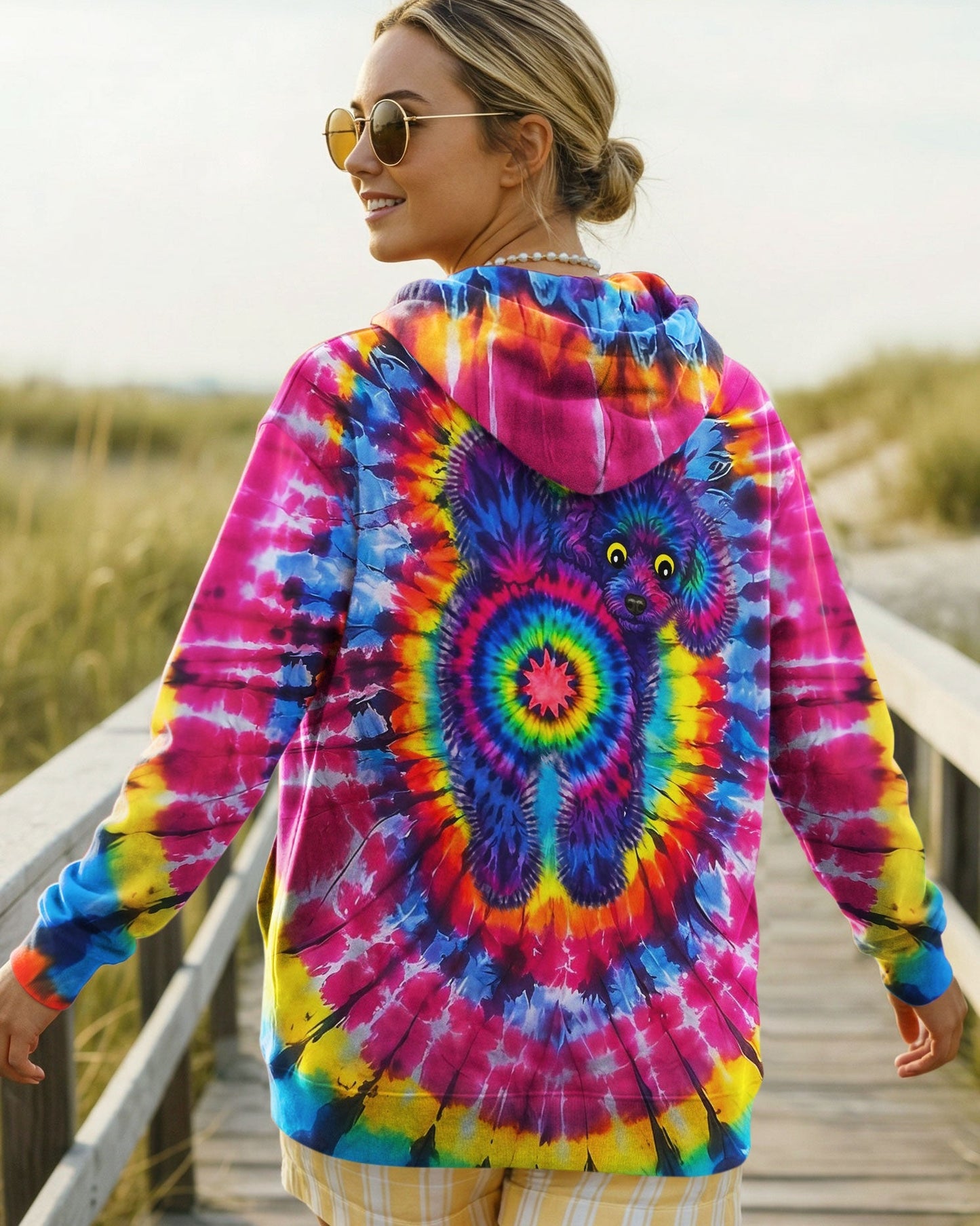 POODLE DOG SWIRL ALL OVER PRINT - TLNO0801261
