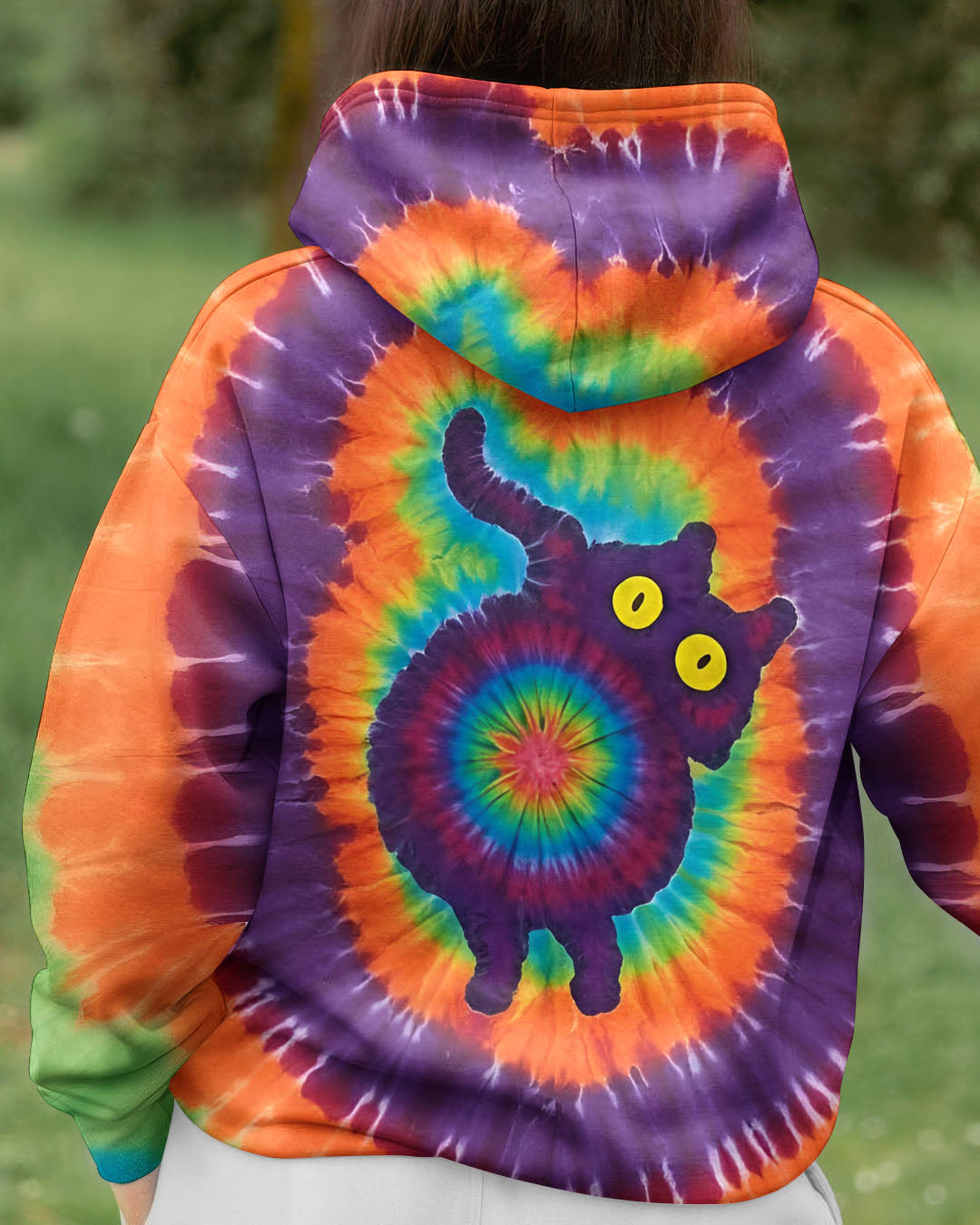 FUNNY CAT SWIRL ALL OVER PRINT - TLNO0901261