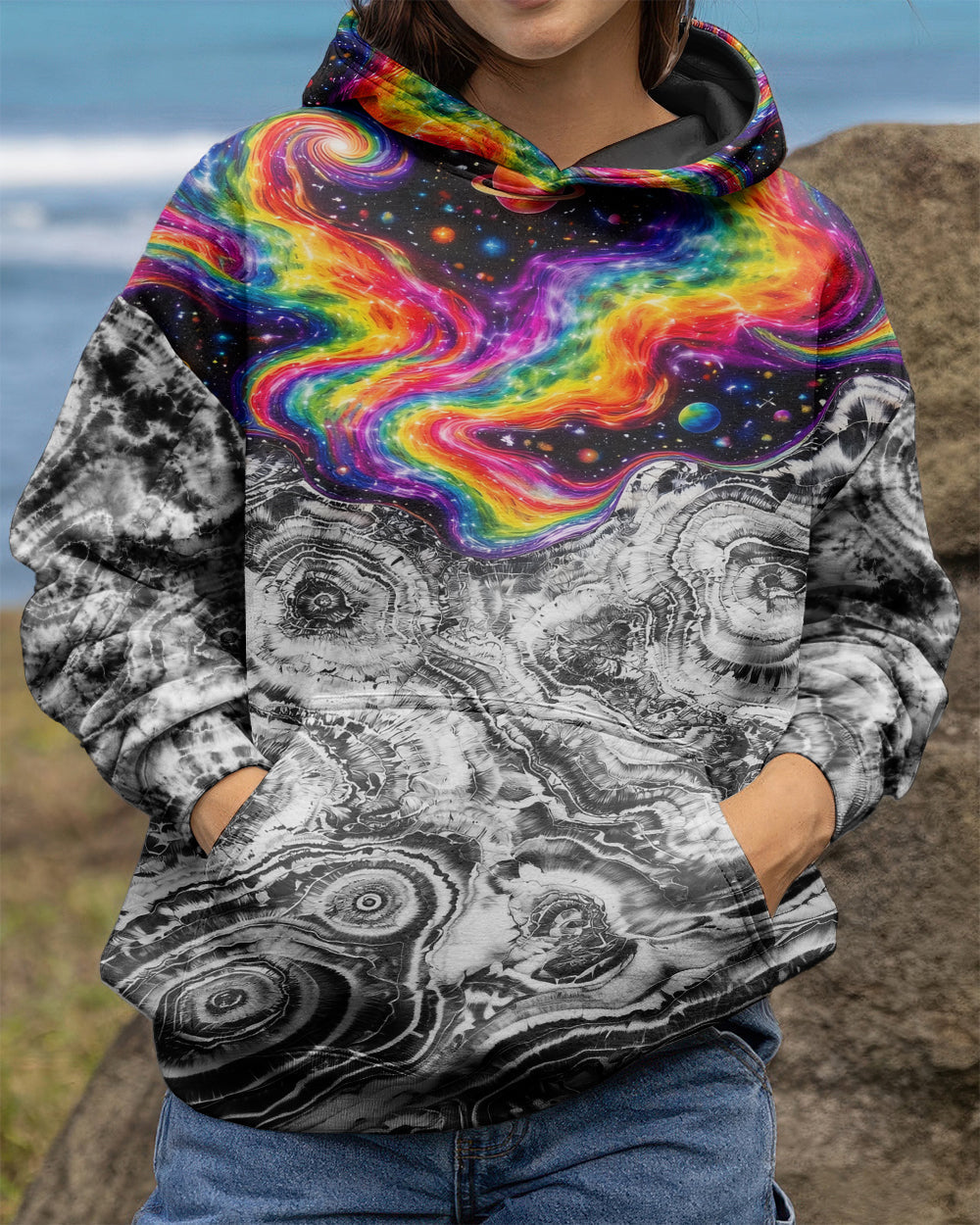 SCRATCHING CAT GALAXY ALL OVER PRINT - KMTM1201261