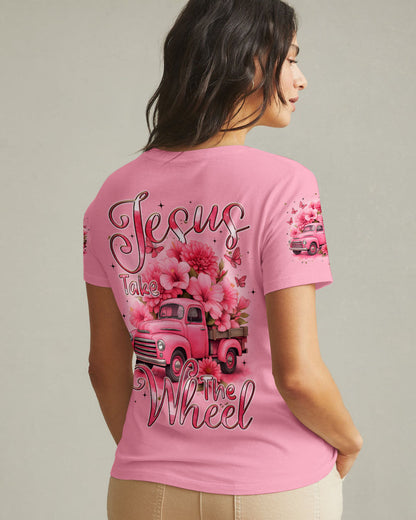 Jesus Take The Wheel Women's All Over Print Shirt - Tyqy2509251