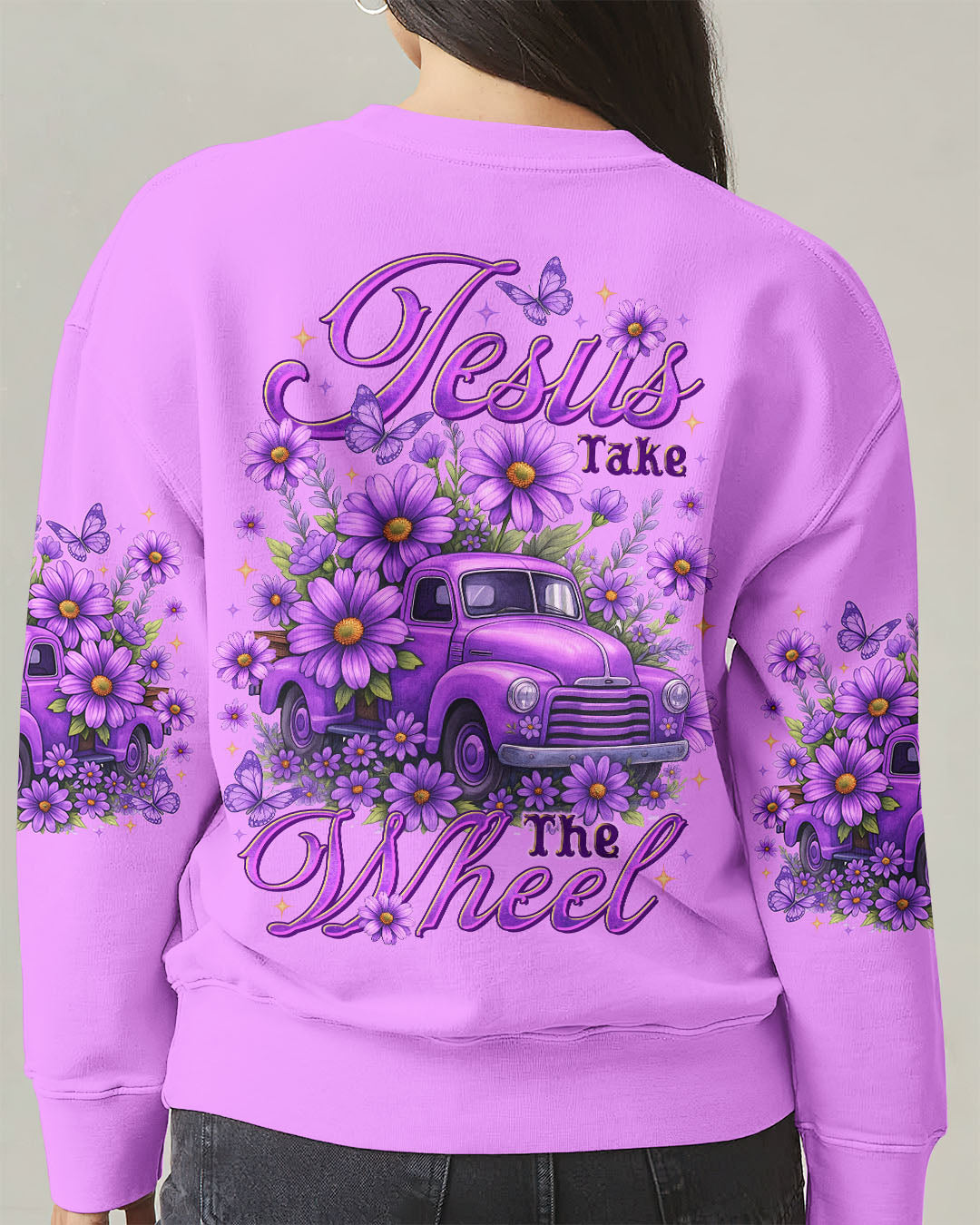 Jesus Take The Wheel Women's All Over Print Shirt - Tltr2309253