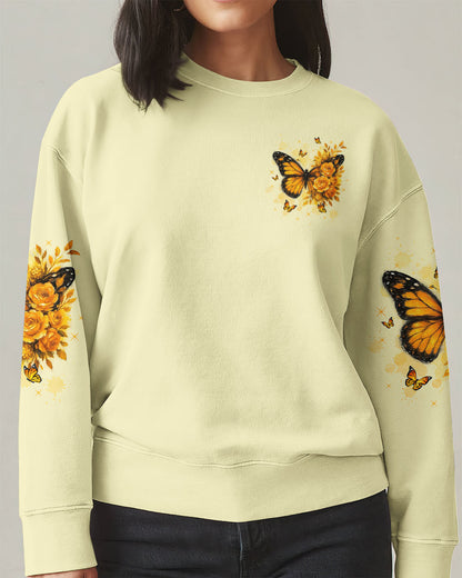 Blessed By God Loved By Jesus Butterfly Women's All Over Print Shirt - Tltw2509254